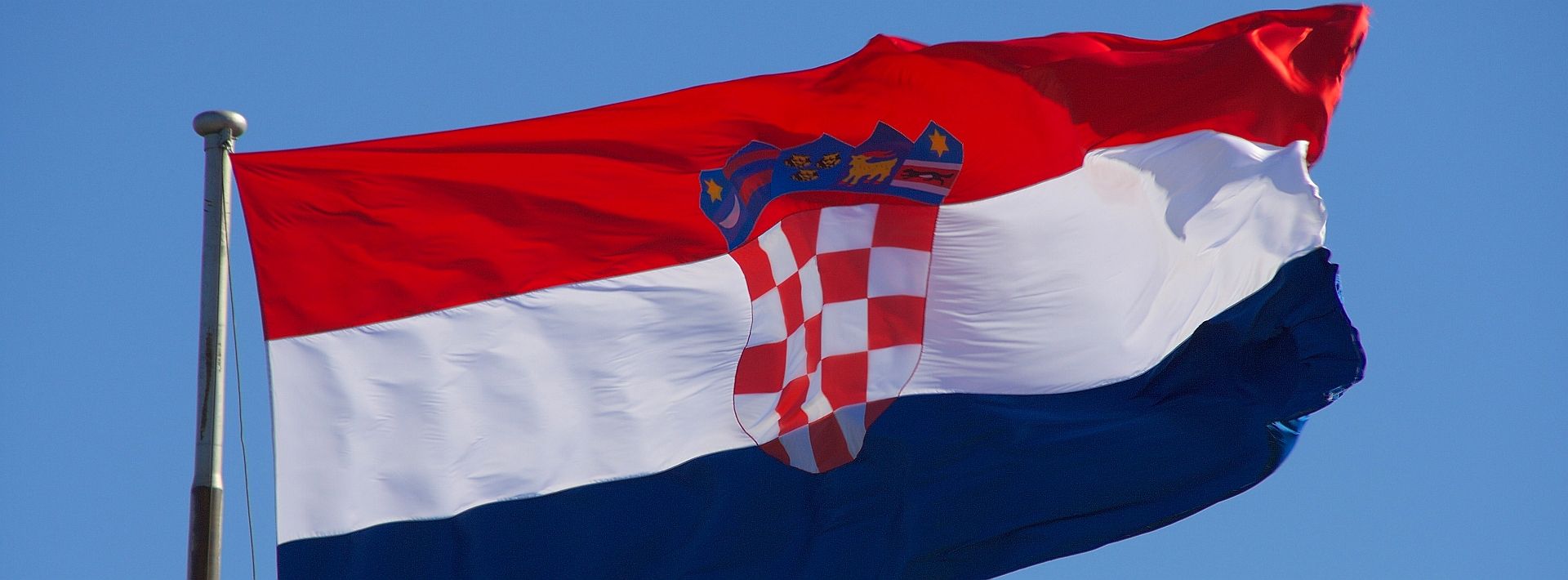 Kroatien Hrvatska Croatia, Kroatische Flagge pixabay Public Domain croatia-103110_1920x710